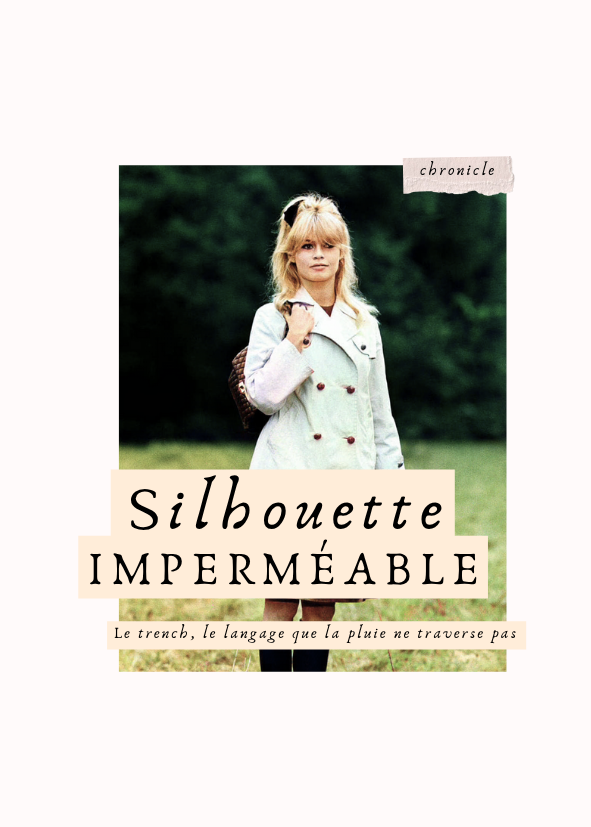 Silhouette Imperméable chronicle CC
